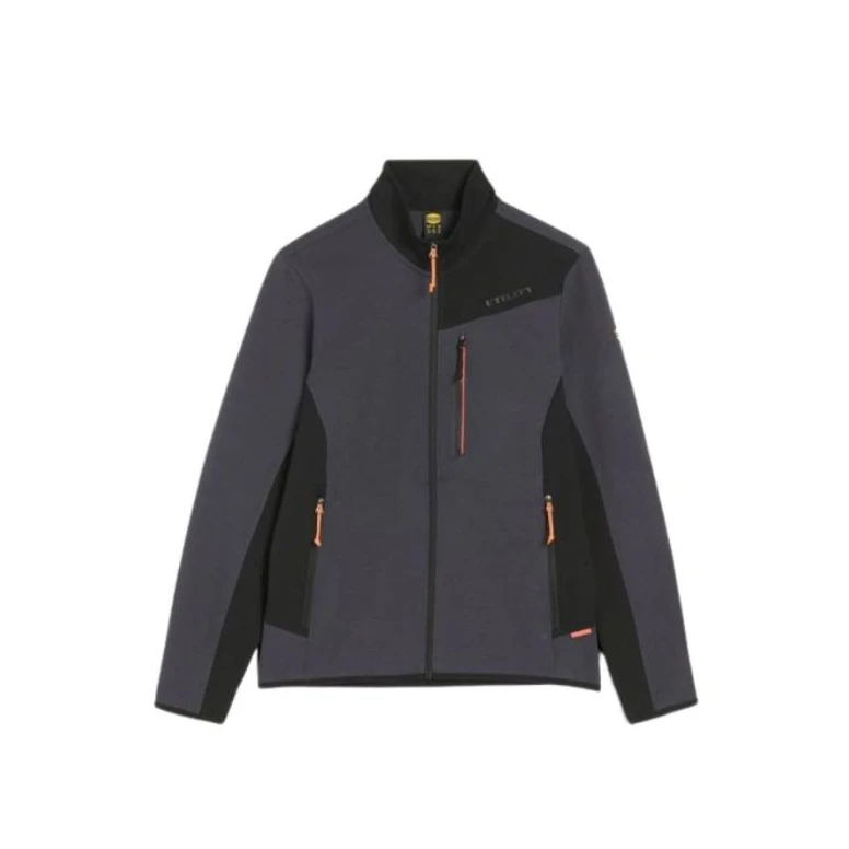 Arbeitssweatshirt aus Stretch-Fleece mit Vollem Reißverschluss und Mehreren Taschen Diadora Utility Shadow 702.182037