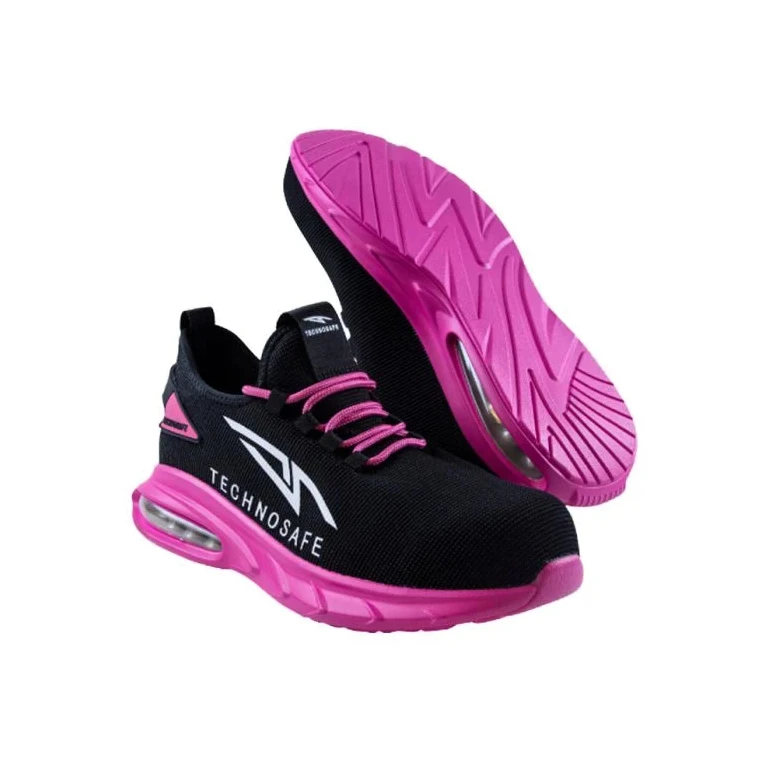 Metallfreie Damen-Sicherheitsschuhe Niedrig Technosafe Neon S1PL FO SR ESD