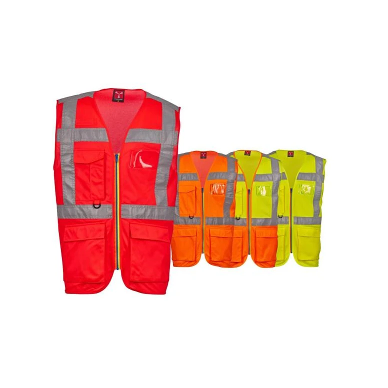 Arbeitsgilet mit hoher Sichtbarkeit Mehrtaschen Payper EXTRA AY 7622