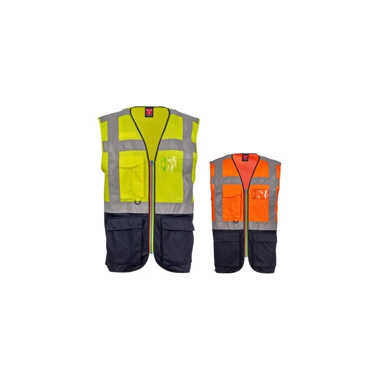 Arbeitsgilet mit hoher Sichtbarkeit Mehrtaschen Payper EXTROVERT AY 7619