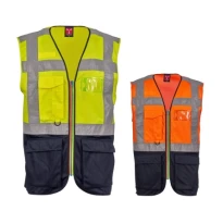 Arbeitsgilet mit hoher Sichtbarkeit Mehrtaschen Payper EXTROVERT AY 7619