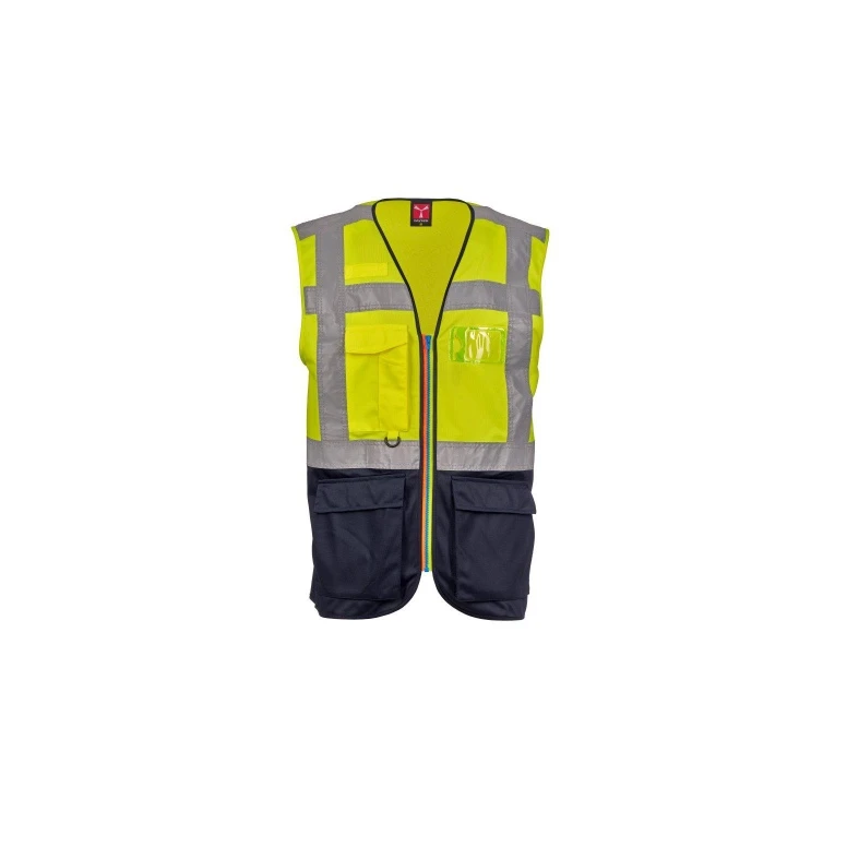 Arbeitsgilet mit hoher Sichtbarkeit Mehrtaschen Payper EXTROVERT AY 7619