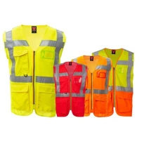 Arbeitsgilet mit hoher Sichtbarkeit Mehrtaschen Payper EXTRA MESH AY 7586