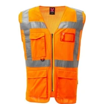 Arbeitsgilet mit hoher Sichtbarkeit Mehrtaschen Payper EXTRA MESH AY 7586