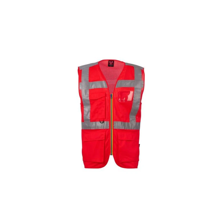 Arbeitsgilet mit hoher Sichtbarkeit Mehrtaschen Payper EXTRA MESH AY 7586