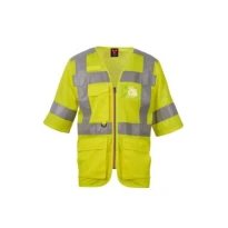 Arbeitsgilet mit hoher Sichtbarkeit Mehrtaschen Kurzarm Payper EXO MESH AY 7624