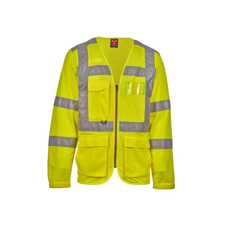 Arbeitsgilet mit hoher Sichtbarkeit Mehrtaschen Langarm Payper LONG EXO AY 7625