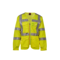 Arbeitsgilet mit hoher Sichtbarkeit Mehrtaschen Langarm Payper LONG EXO MESH AY 7626