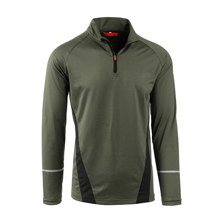 Stretch-Arbeitssweatshirt aus Fleece mit Halbreißverschluss Sottozero Midlayer S.S. SS300