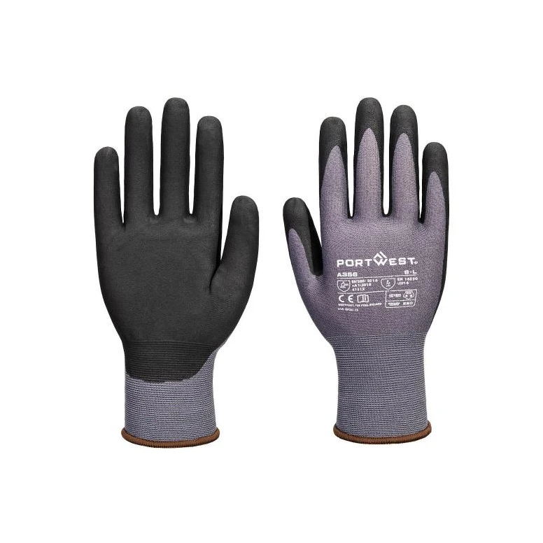 12 Stück - Arbeitshandschuhe mit Stretch-Nitrilbeschichtung Portwest Essential A356