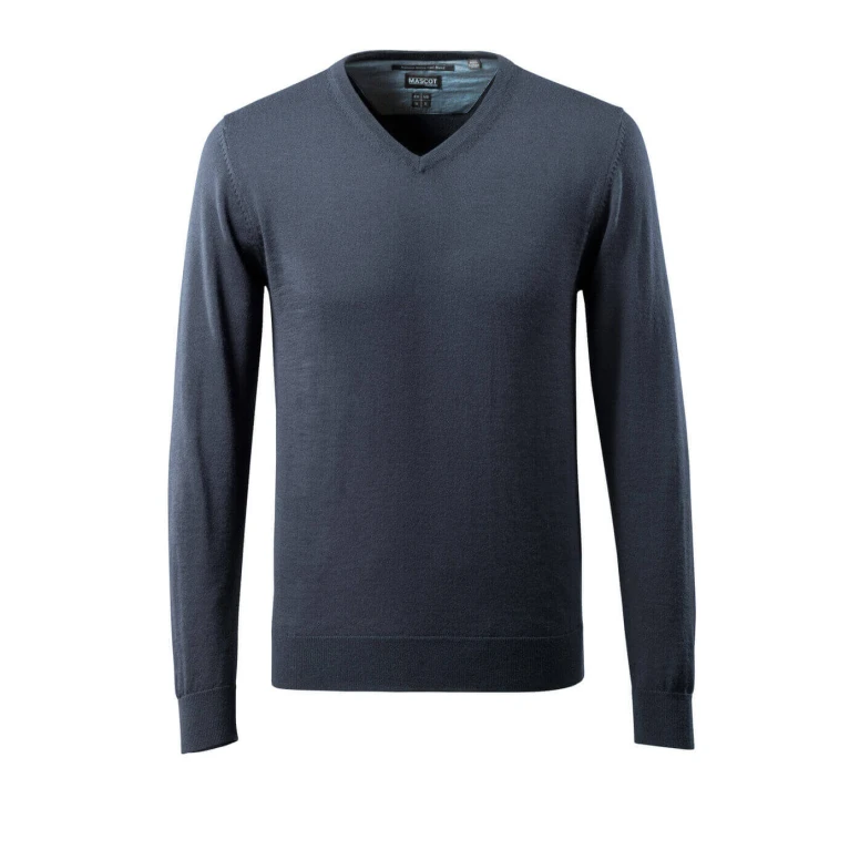 Arbeits-Pullover aus Merinowolle mit V-Ausschnitt Mascot 50635-989