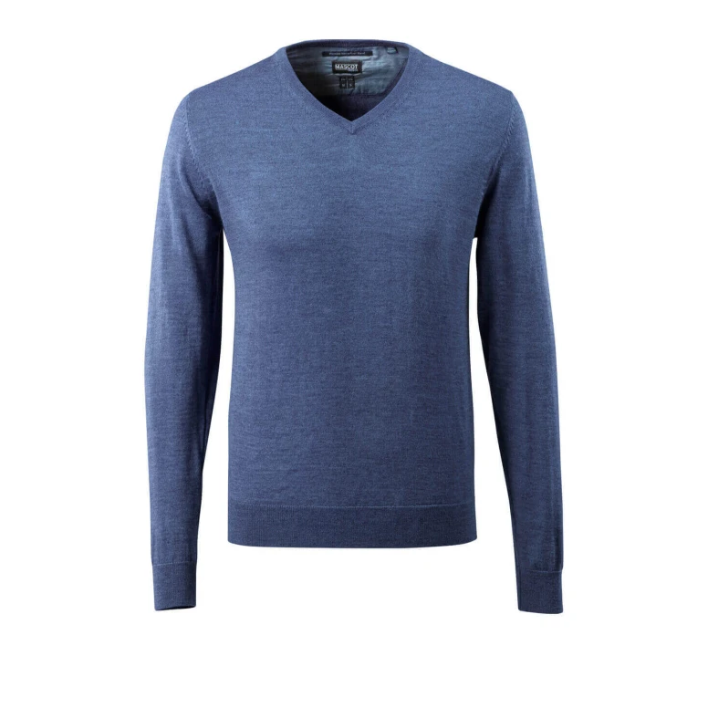 Arbeits-Pullover aus Merinowolle mit V-Ausschnitt Mascot 50635-989