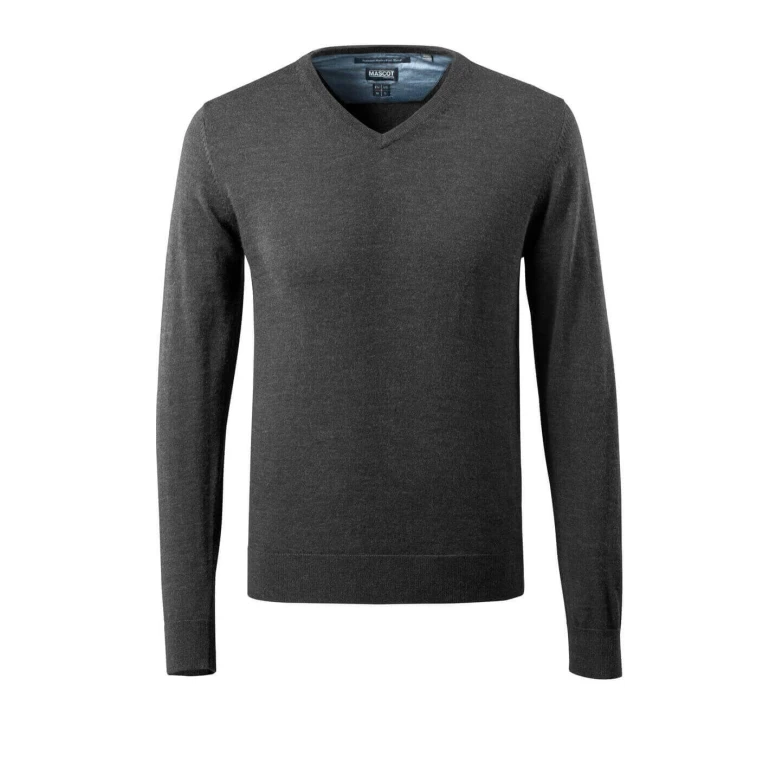 Arbeits-Pullover aus Merinowolle mit V-Ausschnitt Mascot 50635-989