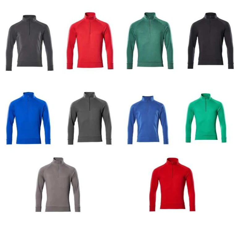 Arbeits-Sweatshirt mit kurzem Reißverschluss Nantes Mascot 50611-971