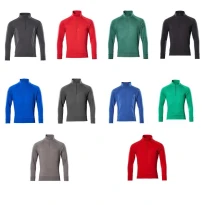 Arbeits-Sweatshirt mit kurzem Reißverschluss Nantes Mascot 50611-971