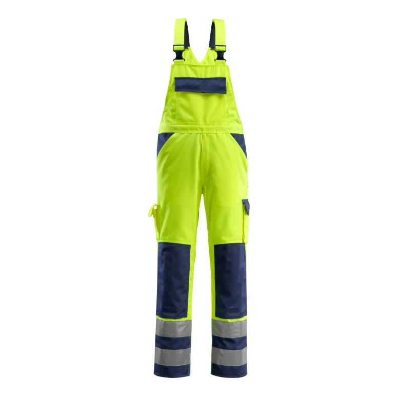 Arbeitslatzhose mit hoher Sichtbarkeit und Mehrzwecktaschen Barras Mascot 07169-470