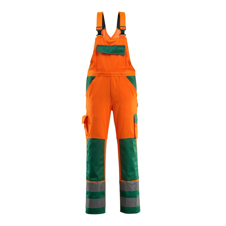 Arbeitslatzhose mit hoher Sichtbarkeit und Mehrzwecktaschen Barras Mascot 07169-860