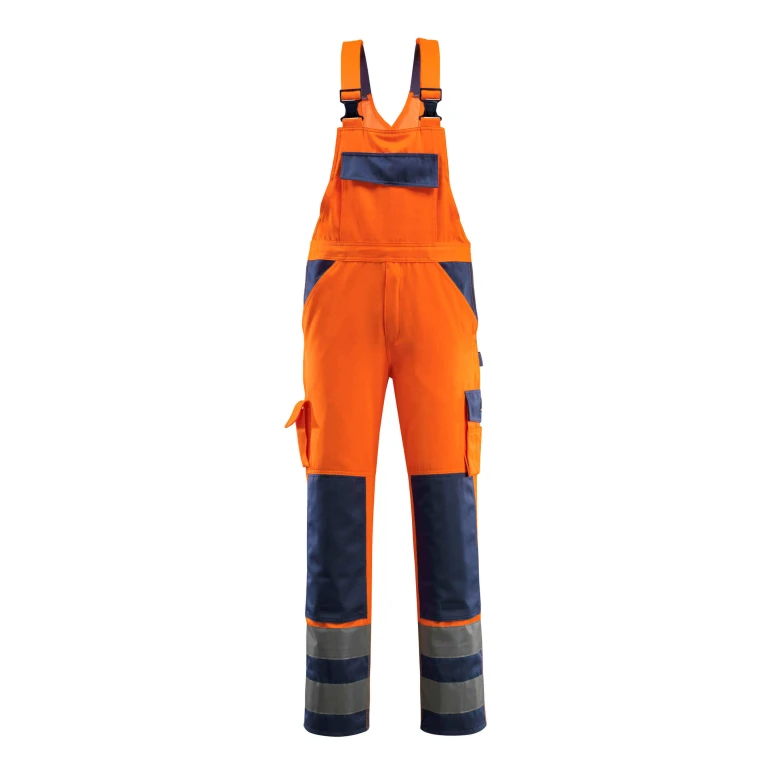Arbeitslatzhose mit hoher Sichtbarkeit und Mehrzwecktaschen Barras Mascot 07169-860