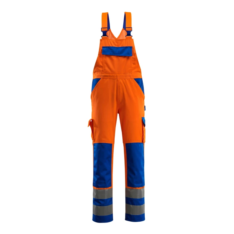 Arbeitslatzhose mit hoher Sichtbarkeit und Mehrzwecktaschen Barras Mascot 07169-860