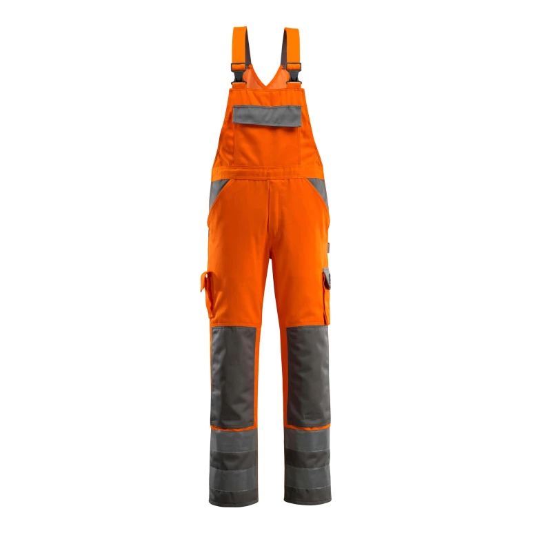 Arbeitslatzhose mit hoher Sichtbarkeit und Mehrzwecktaschen Barras Mascot 07169-860