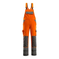 Arbeitslatzhose mit hoher Sichtbarkeit und Mehrzwecktaschen Barras Mascot 07169-860