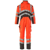 Arbeitsanzug mit hoher Sichtbarkeit Winddicht Wasserdicht Multitasche Safara Mascot 11019-025