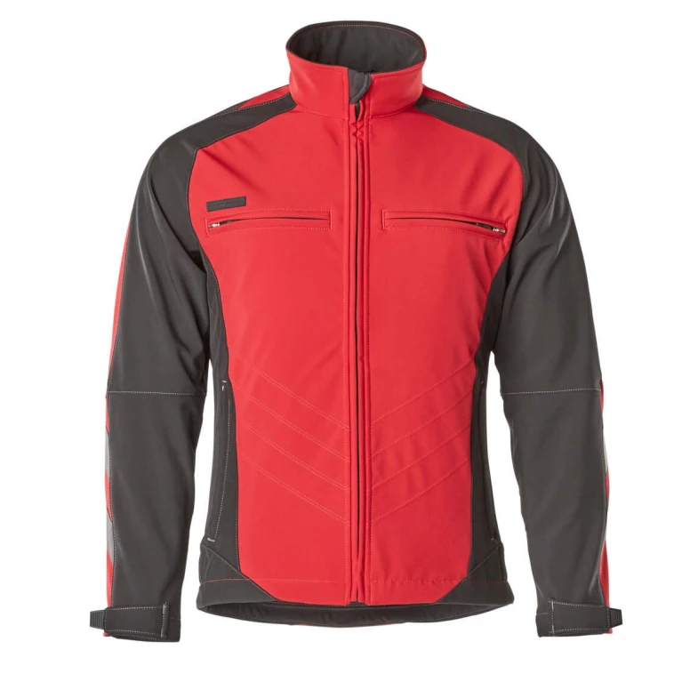 Softshell-Arbeitsjacke mit mehreren Taschen winddicht und wasserdicht Vollreißverschluss Dresden Mascot 12002-149