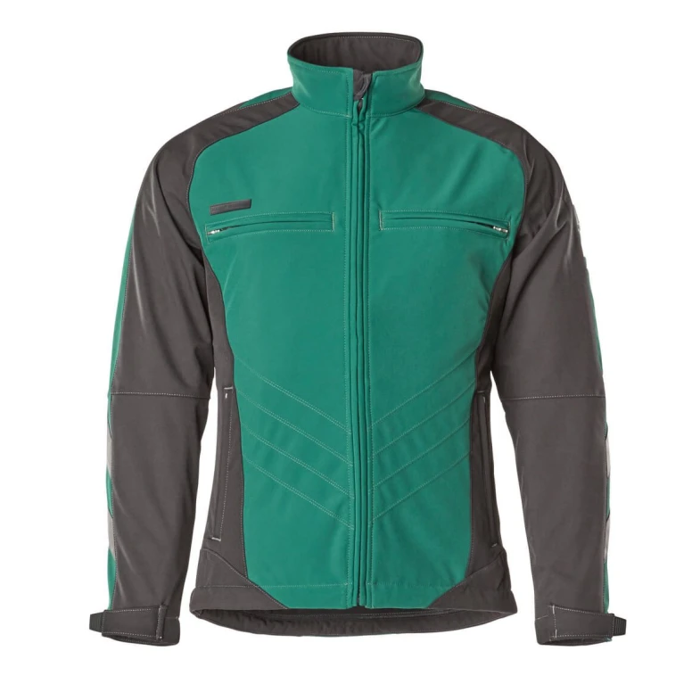 Softshell-Arbeitsjacke mit mehreren Taschen winddicht und wasserdicht Vollreißverschluss Dresden Mascot 12002-149