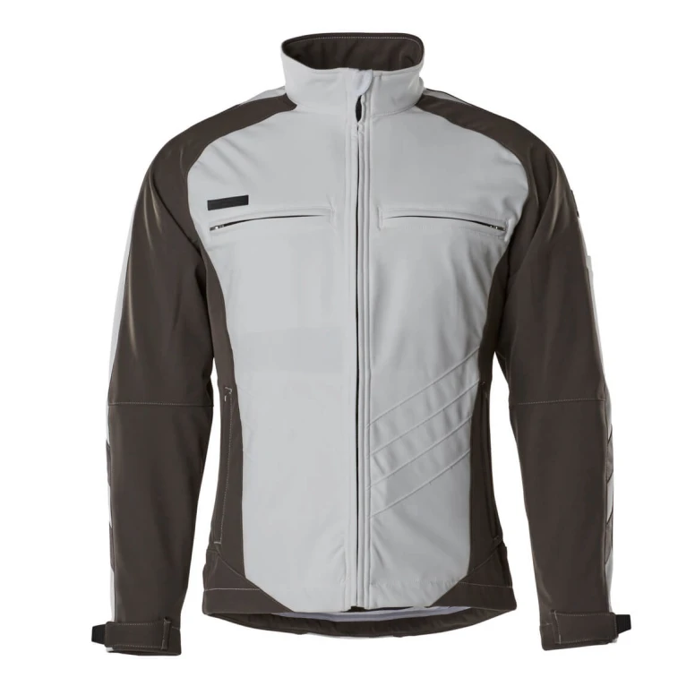 Softshell-Arbeitsjacke mit mehreren Taschen winddicht und wasserdicht Vollreißverschluss Dresden Mascot 12002-149
