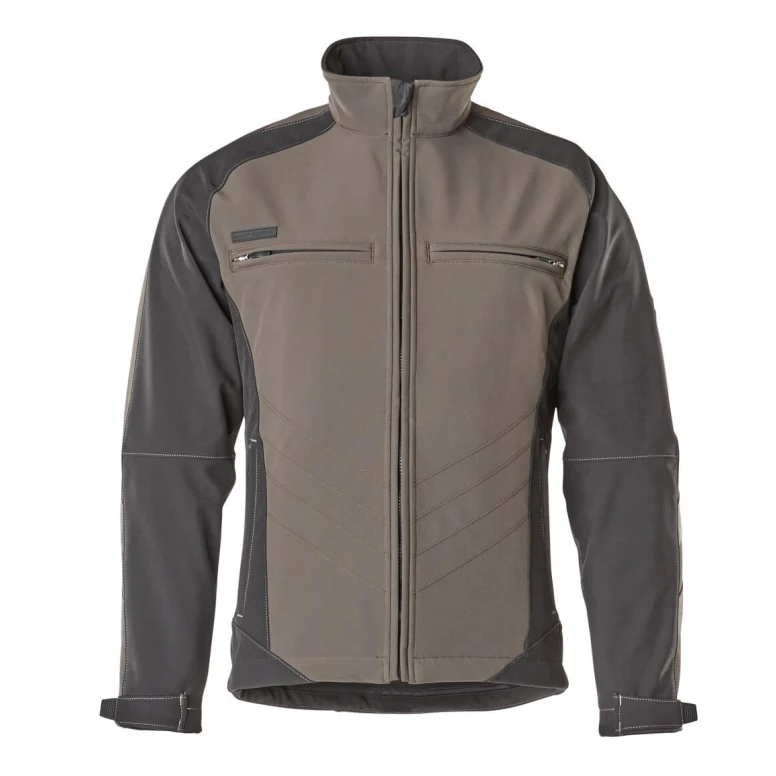 Softshell-Arbeitsjacke mit mehreren Taschen winddicht und wasserdicht Vollreißverschluss Dresden Mascot 12002-149