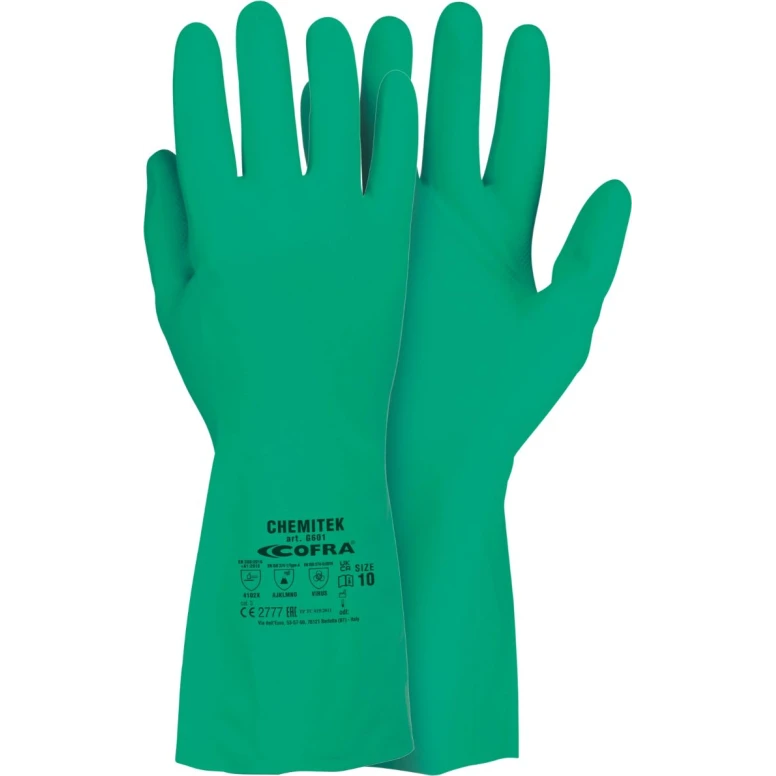 12 Paar - Cofra Arbeitshandschuhe aus Nitril G601-D100