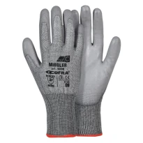12 Paar - Stretch-Arbeitshandschuhe Cofra aus Polyurethan Middler G096-D100