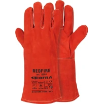 12 Paar - Cofra Redfire Arbeitshandschuhe aus Spaltleder G201-DD00