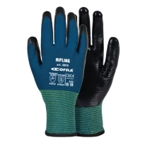12 Paar - Cofra Riflin Arbeitshandschuhe aus Nitril G018-DD00