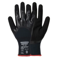 12 Paar - Stretch-Arbeitshandschuhe Cofra aus Nitril Skinproof G015-DD00