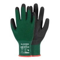 12 Paar - Stretch-Arbeitshandschuhe Cofra aus Nitril Slimmer G052-DD00