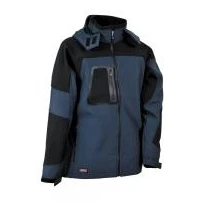Arbeitsjacke mit Kapuze Softshell Stretch elastisch Cofra Sweden V101-0-00