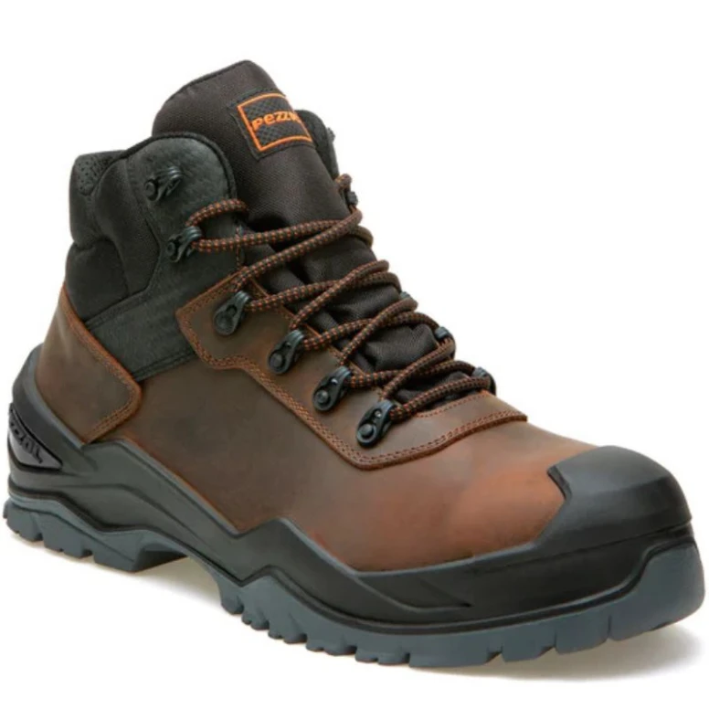 Sicherheitsschuhe Pezzol Leon S3S SC CI FO SR ESD 312BB-02 Niedrig Metallfrei