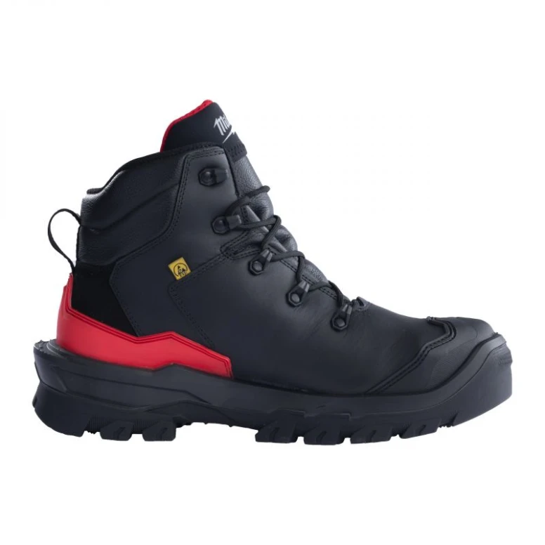 Hohe Sicherheitsschuhe Milwaukee Armourted S3S ESD CI HI HRO SC FO LG SR 1M110111W Wasserdicht