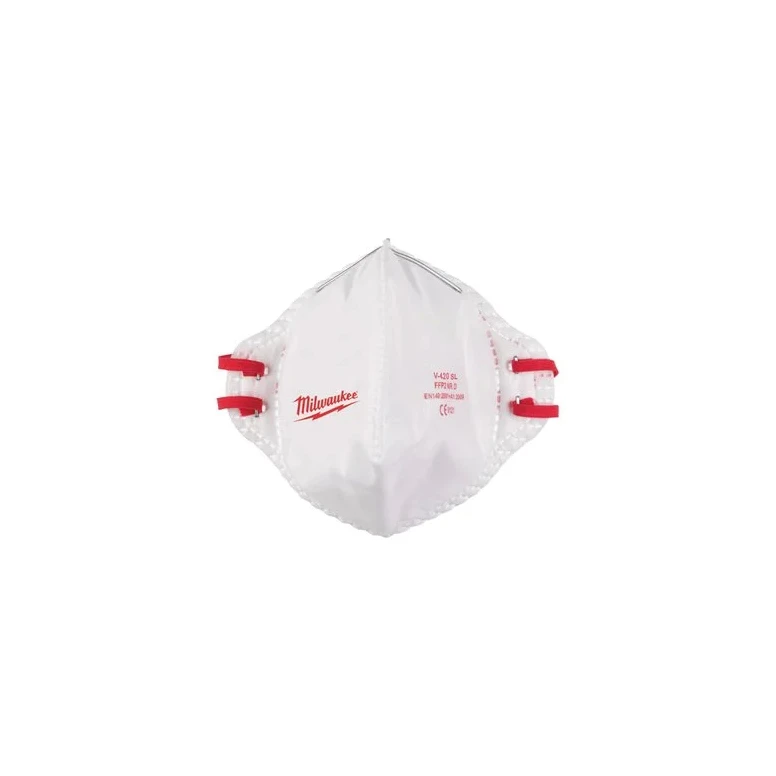 20 Stück - FFP2 Atemschutzmaske mit Ventil Milwaukee Respirator 4932479237