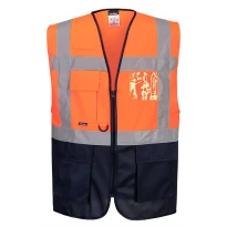 Arbeitsweste Warnschutz Mehrtaschen Varsovia Executive Portwest C476