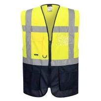 Arbeitsweste Warnschutz Mehrtaschen Varsovia Executive Portwest C476