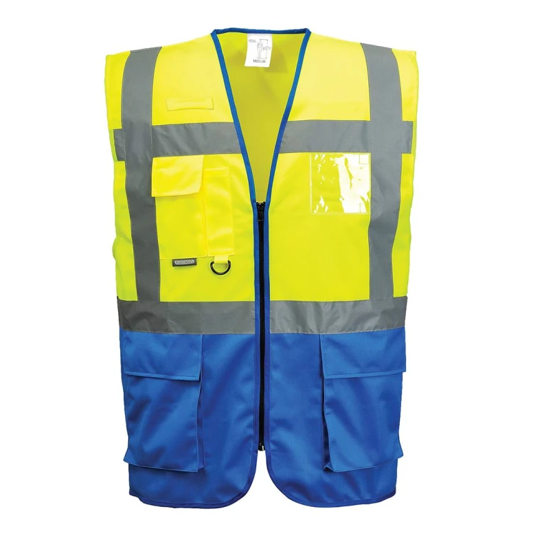 Arbeitsweste Warnschutz Mehrtaschen Varsovia Executive Portwest C476