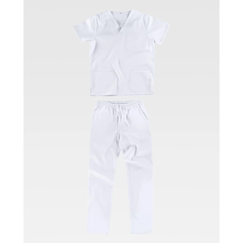 Workteam-Arbeitsset mit Hose und Unisex-Kasack B9165