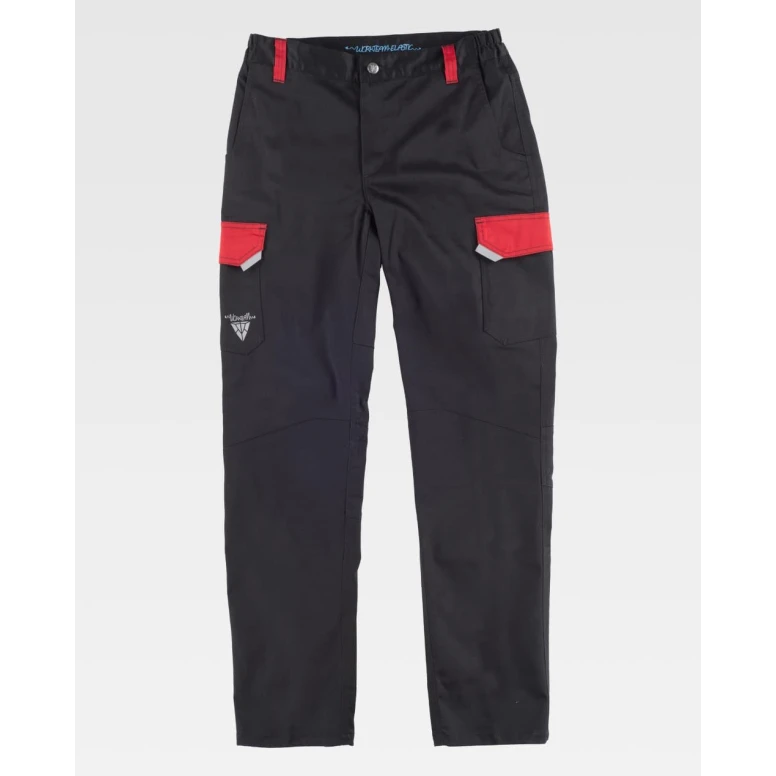 Arbeitshose Stretch mit Mehreren Taschen Workteam WF2855