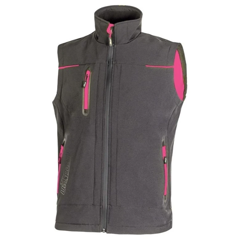 Multitaschen-Arbeitsweste aus elastischem Softshell für Frauen U-Power Universe FU188GF