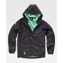 Arbeitsjacke Herren mit Kapuze Workteam Workshell S9499