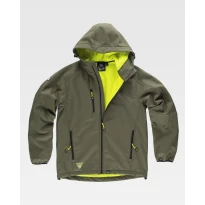 Arbeitsjacke Herren mit Kapuze Workteam Workshell S9499