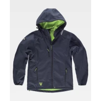 Arbeitsjacke Herren mit Kapuze Workteam Workshell S9499