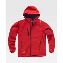 Arbeitsjacke Herren mit Kapuze Workteam Workshell S9499